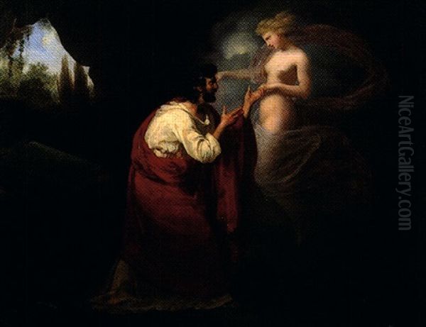 Le Poete Et Sa Muse (+ Offrande A Athena; Pair) - view 1
