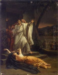 Scene Tiree De L'antique by Louis Charles Auguste Couder