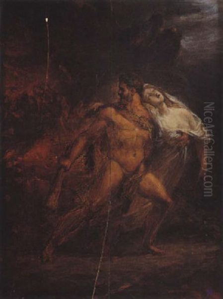 Hercule Ramenant Alceste Des Enfers Pour La Rendre A Admete - view 1