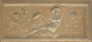 Nymphes Et Putti by Emmanuel Coulange-Lautrec