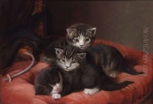 Motherless (cat Studies) by Horatio Henry Couldery