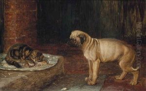 Guarding The Remains Of Supper by Horatio Henry Couldery