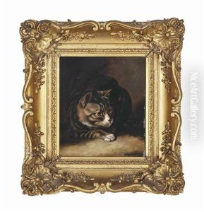 A Tabby Cat by Horatio Henry Couldery