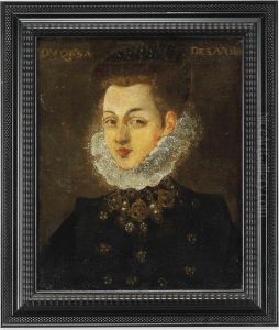 Portrait Of Infanta Catalina Micaela, Duchess Of Savoy by Sofonisba Anguissola