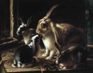 Rabbits by Horatio Henry Couldery