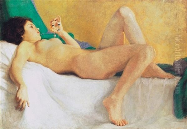 Fekvo Lany - Reclining Girl - view 1