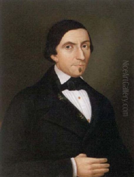 Portrait Of A Man (a Member Of Fasnacht Family?) - view 1