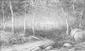 Wooded Landscape by George David Coulon