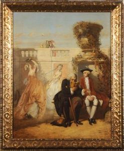Le Jeu De Badminton by Louis Coulon