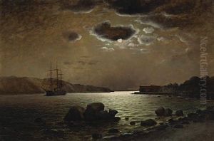 A View From Baker Beach Looking Towards Fort Point, San Francisco by William Coulter