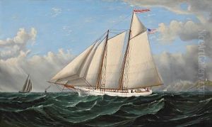The Jennie Thelin Off San Francisco Bay by William Coulter