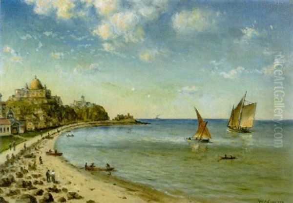 Beach At Genoa - view 1