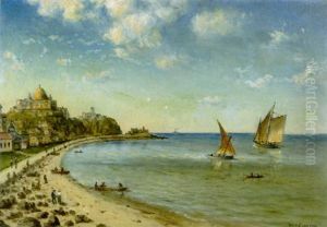 Beach At Genoa