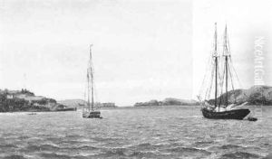 Sailboats At Moor by William Coulter