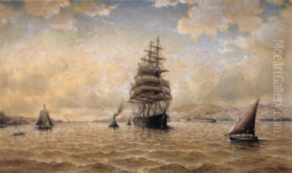 Sailing Ships In San Francisco Bay - view 1
