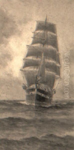 Ship In Full Sail - view 1