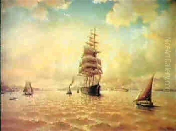 Sailing Vessels In San Francisco Bay - view 1