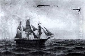 Ships In The Arctic by William Coulter