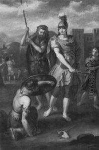 Szene Aus Dem Leben Alexanders D.gr. by Jean-Louis Counet