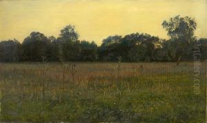 Abenddammerung Bei Mariendal by Janus Andreas Bartholin La Cour