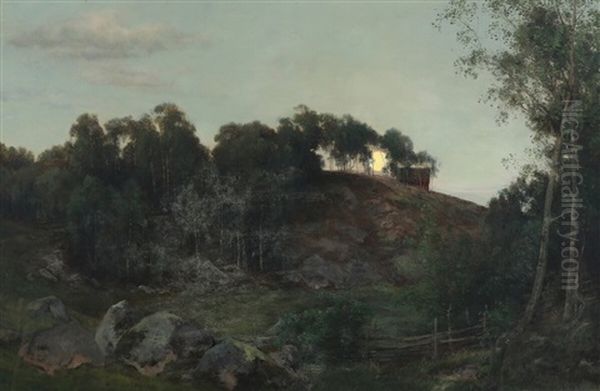 Landscape With Moonlight - view 1