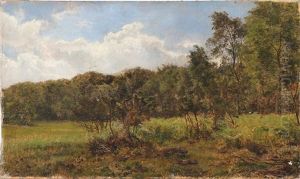 A Clearing On The Outskirts Of The Forest by Janus Andreas Bartholin La Cour