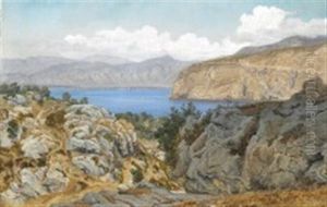 Rocks On Capri by Janus Andreas Bartholin La Cour