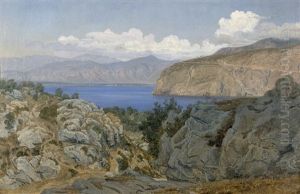Bucht Von Capri by Janus Andreas Bartholin La Cour