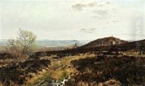 Paa Heden Ved Himmelbjerget by Janus Andreas Bartholin La Cour