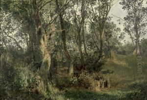 Lichtdurchfluteter Waldpfad by Janus Andreas Bartholin La Cour