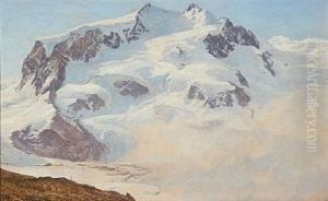 Taage Over Riffelberg by Janus Andreas Bartholin La Cour