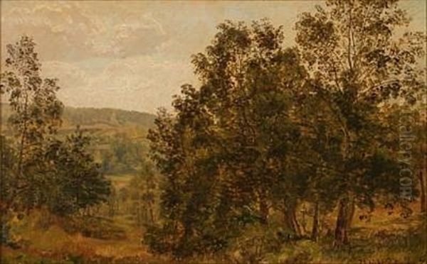 A Hilly Autumn Landscape - view 1