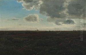 Heden Ved Herning by Janus Andreas Bartholin La Cour