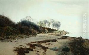 Stille Eftermiddag Ved Stranden, Maj by Janus Andreas Bartholin La Cour