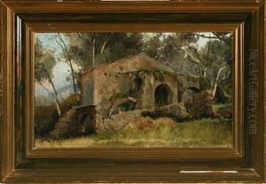 Mediterranean Study By A Watermill
