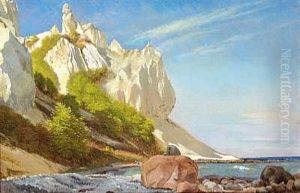 Parti Fra Moens Klint Med Somerspiret Og Taleren