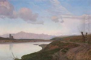 Parti Fra Den Romerske Campagne by Janus Andreas Bartholin La Cour