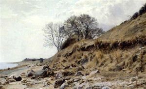Strandbillede by Janus Andreas Bartholin La Cour