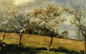 Blomstrende Frugttraeer by Janus Andreas Bartholin La Cour