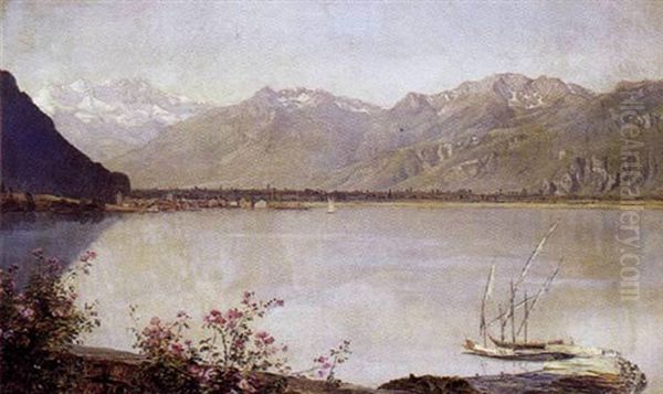 Fra Montreux Ved Genfersoen - view 1