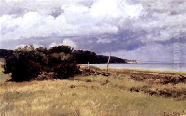 Usigt Over Fjordparti Ved Flojstrup Strand - view 1