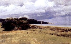 Usigt Over Fjordparti Ved Flojstrup Strand Usigt Over Fjordparti Ved Flojstrup Strand