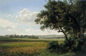 Landscape With Storks by Janus Andreas Bartholin La Cour
