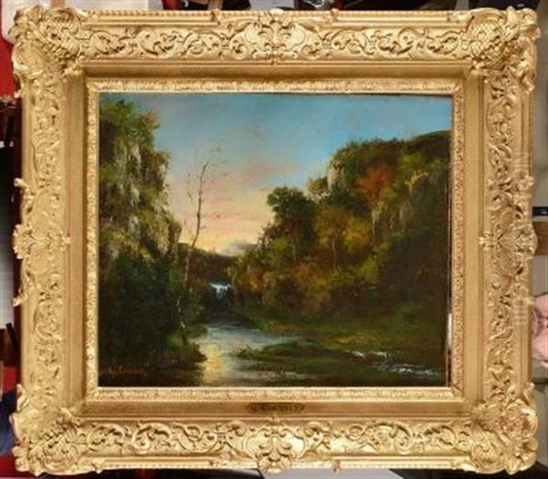 Paysage Jurassien Au Ruisseau - view 1