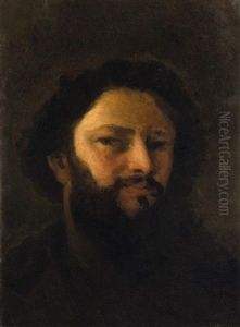 Autoportrait, Vers 1867 by Gustave Courbet