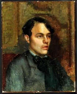 Portrait Eines Jungen Herrn Im Dreiviertel-profil