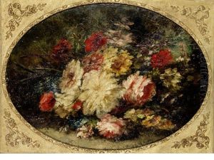 Still Lifes Of Flowers (+ 1 Others; 2 Works) by Gustave Courbet