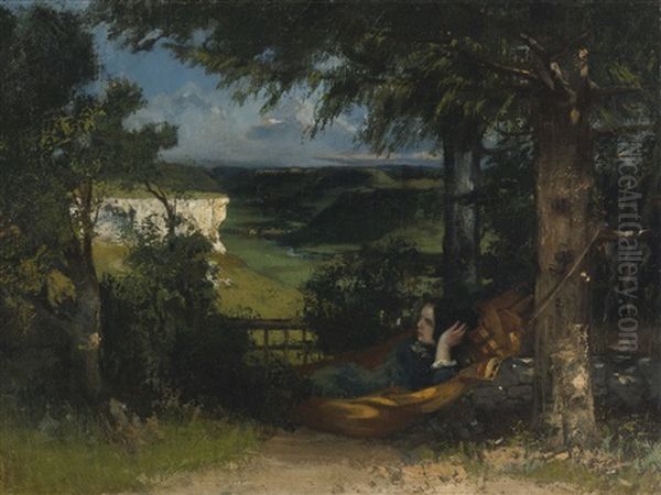Femme Dans Un Hamac - view 1