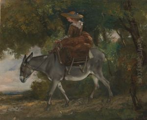 La Laitiere De Saintonge by Gustave Courbet