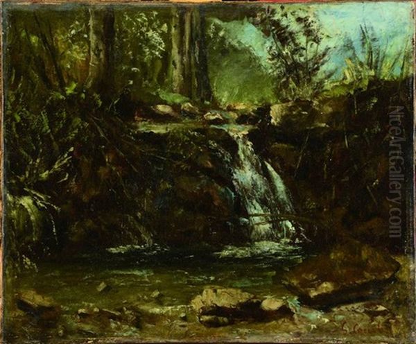 Petite Chute D`eau En Sous-bois - view 1